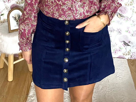 Jupe Lili en suédine