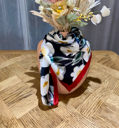 Foulard flora en soie