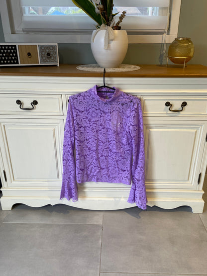 Top en dentelle Violette