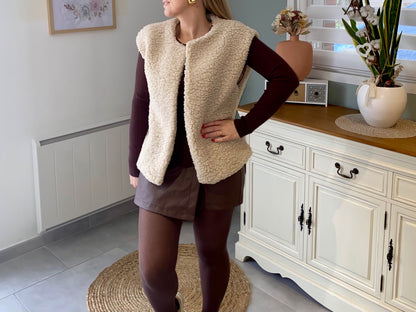 Gilet sans manches Teddy