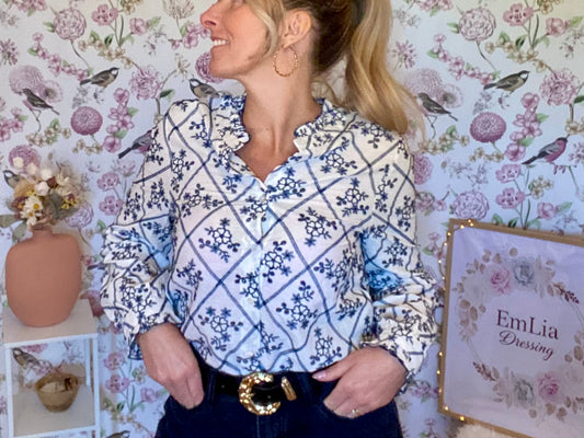 Chemise Audrey- imprimée floral