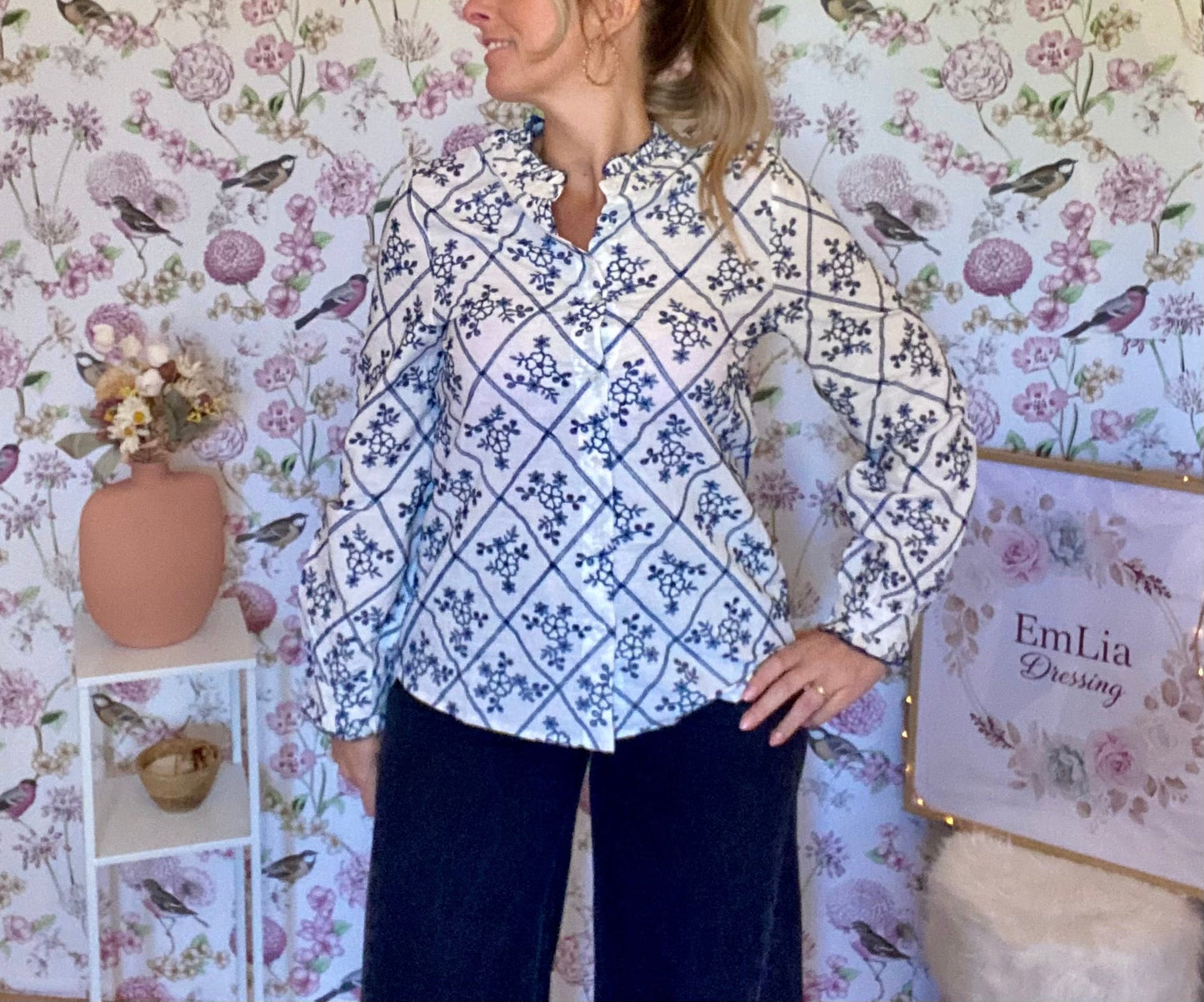 Chemise Audrey- imprimée floral