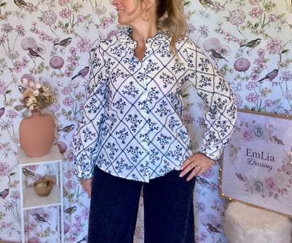 Chemise Audrey- imprimée floral