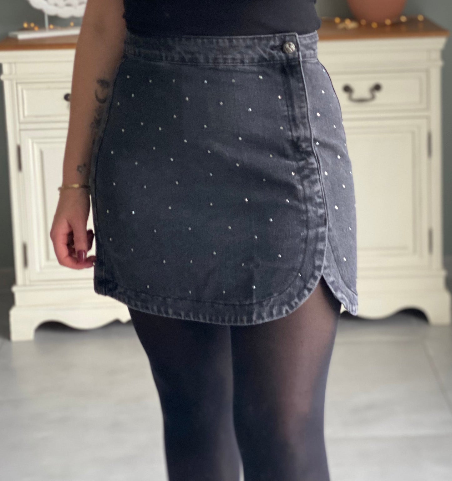 Jupe Anso à strass-Oraije