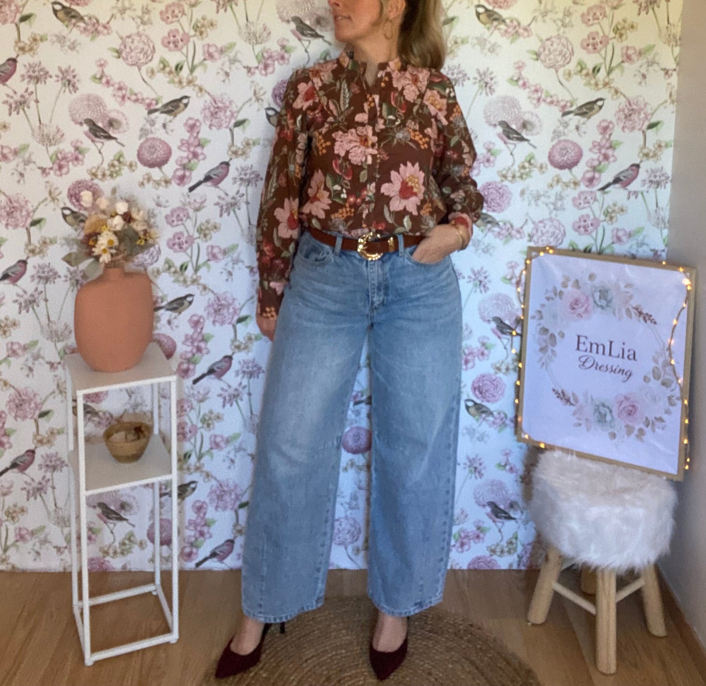 Blouse Martine - col mao