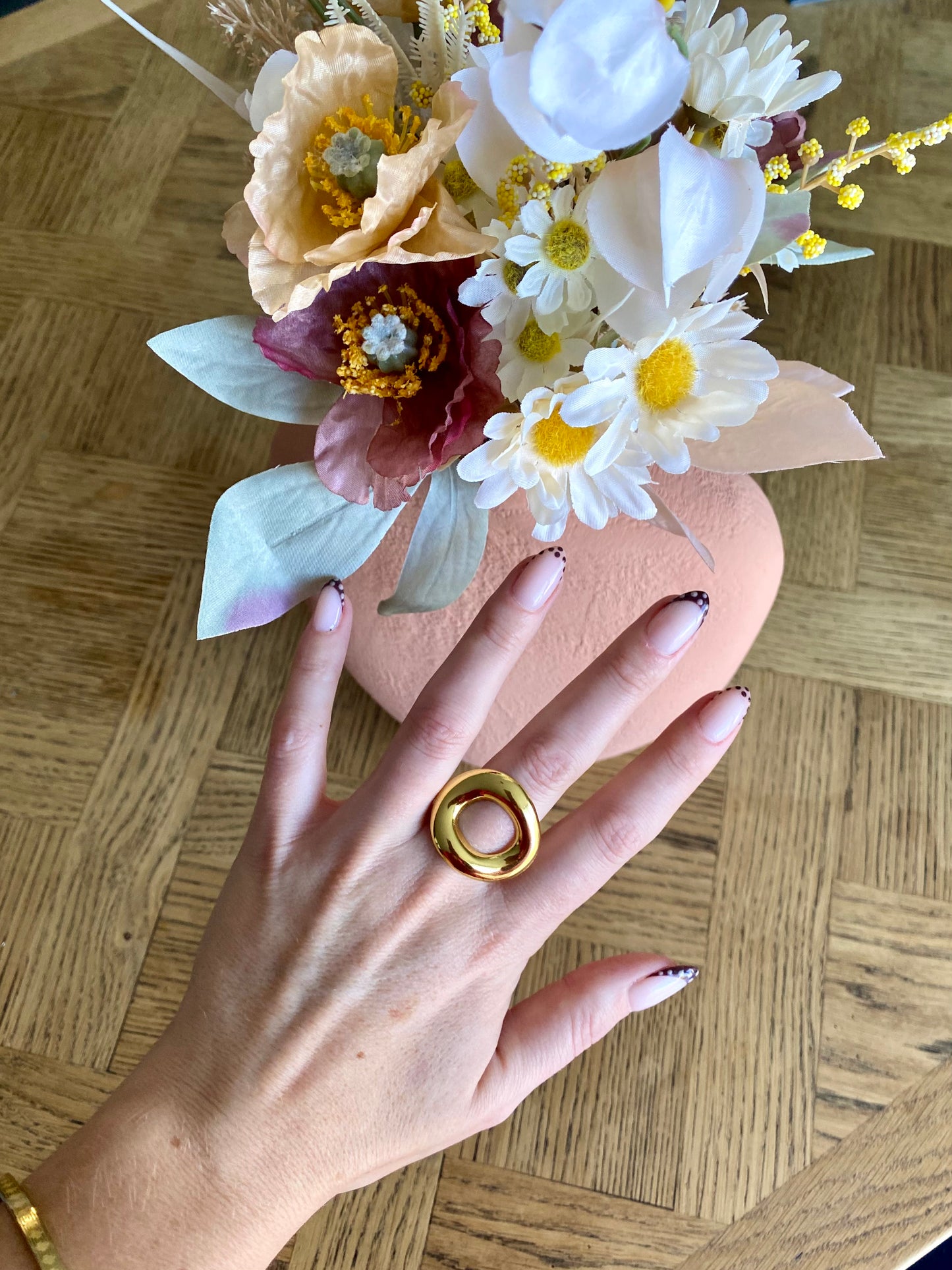 Bague Elodie - ajustable ovale