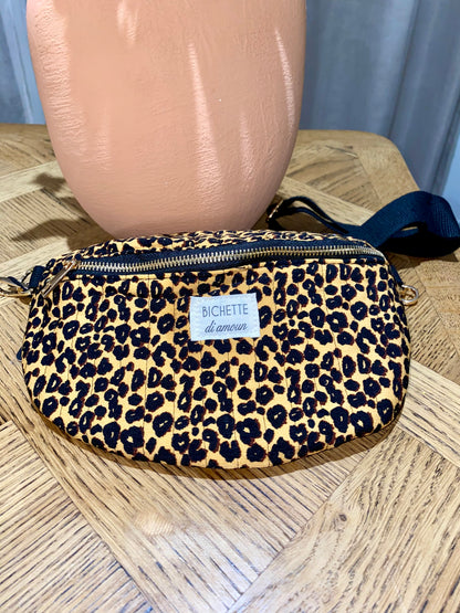 Sac banane léopard