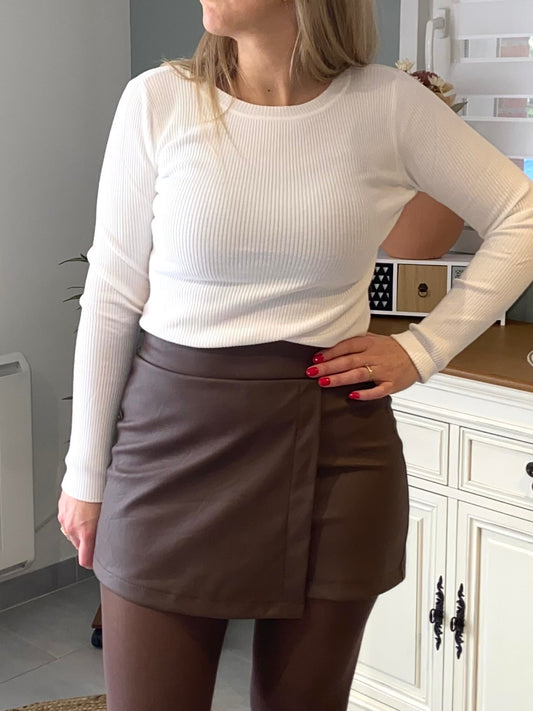 Jupe Short simili-cuir Joanne