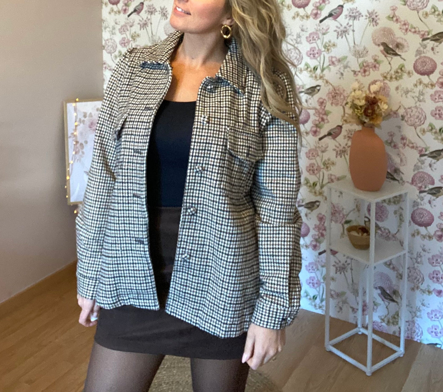 Veste Vanessa à carreaux