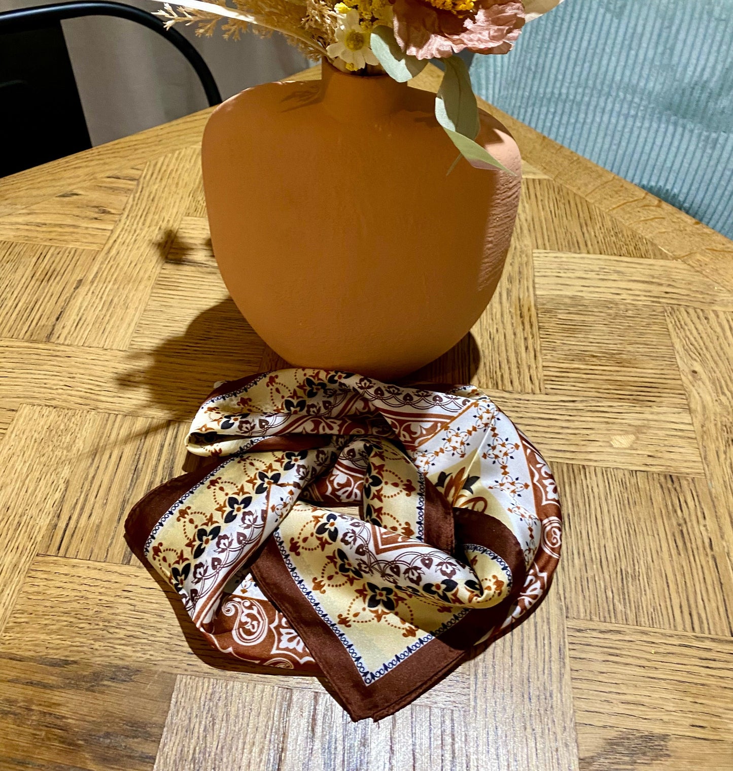 Foulard en soie Lila