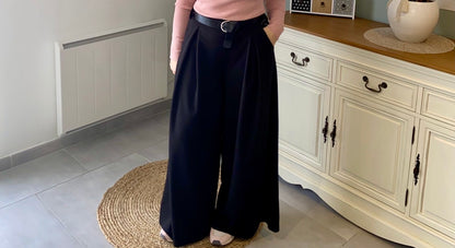 Pantalon avec ceinture Marie